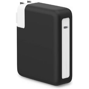 Soft Silicone Charger Protector Case Sleeve Cover for MacBook Pro 14 inch 96W 2021 2022 2023 A2442 M1 A2779 M2 Chip, Power Adapter Cover for MacBook Pro 16 inch 2019 2020 Model A2141, Black in Kuwait