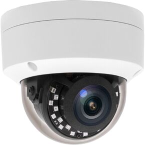 Super HD 5MP PoE IP Vandal Dome Camera with Mic/Audio in, 68ft NightVision, Motion Alert IP Security Camera Indoor/Outdoor, Waterproof IP66 Wide Angle 2.8mm