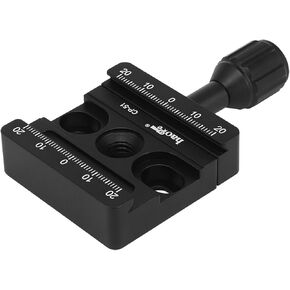 Haoge CP-51 50mm Screw Knob Clamp Adapter for Quick Release QR Plate Camera Tripod Ballhead Monopod Ball Head Fit Arca Swiss