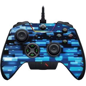MightySkins Skin Compatible with Razer Wolverine Ultimate - Space Blocks | Protective, Durable, and Unique Vinyl Decal wrap Cover | Easy to Apply, Remove, and Change Styles | Made in The USA