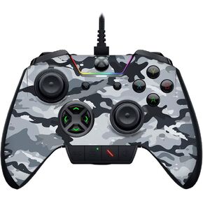 MightySkins Skin Compatible with Razer Wolverine Ultimate - Gray Camouflage | Protective, Durable, and Unique Vinyl Decal wrap Cover | Easy to Apply, Remove, and Change Styles | Made in The USA