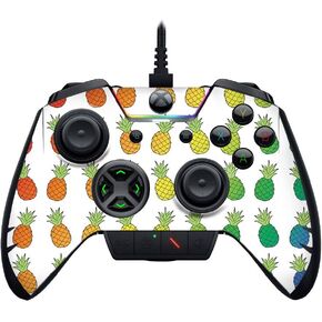 MightySkins Skin Compatible with Razer Wolverine Ultimate - Rainbow Pineapples | Protective, Durable, and Unique Vinyl Decal wrap Cover | Easy to Apply, Remove, and Change Styles | Made in The USA
