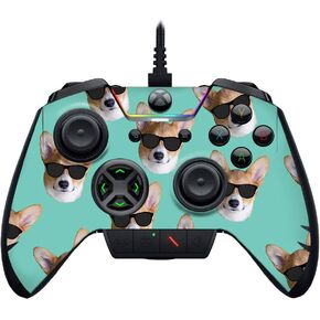 MightySkins Skin Compatible with Razer Wolverine Ultimate - Cool Corgi | Protective, Durable, and Unique Vinyl Decal wrap Cover | Easy to Apply, Remove, and Change Styles | Made in The USA