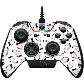MightySkins Skin Compatible with Razer Wolverine Ultimate - Raining Cats | Protective, Durable, and Unique Vinyl Decal wrap Cover | Easy to Apply, Remove, and Change Styles | Made in The USA