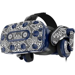 MightySkins Skin Compatible with HTC Vive Pro VR Headset - Floral Lace | Protective, Durable, and Unique Vinyl Decal wrap Cover | Easy to Apply, Remove, and Change Styles | Made in The USA