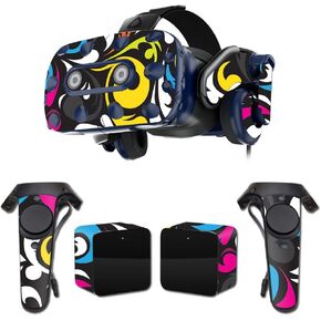 MightySkins Skin Compatible with HTC Vive Pro VR Headset - Swirly | Protective, Durable, and Unique Vinyl Decal wrap Cover | Easy to Apply, Remove, and Change Styles | Made in The USA