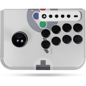Gaming Skin Compatible with Hori Fighting Stick Mini (PS5, PS4, PC) - Retro Gamer 1 - Premium 3M Vinyl Protective Wrap Decal Cover - Easy to Apply | Crafted in The USA by MightySkins