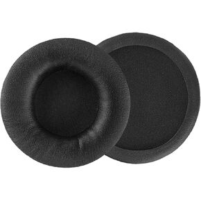 MDR-V55 Earpads Replacement Protein Wrinkle PU Ear Pads Cushions Cover Repair Parts Compatible with Sony MDR-V55 V500DJ, Somic E95, MDR-7502 MDR-V500 Headphones (Black)