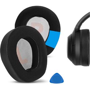 Geekria Sport Cooling-Gel Replacement Ear Pads for JBL Quantum ONE Wireless Headphones Ear Cushions, Headset Earpads, Ear Cups Cover Repair Parts (Black)