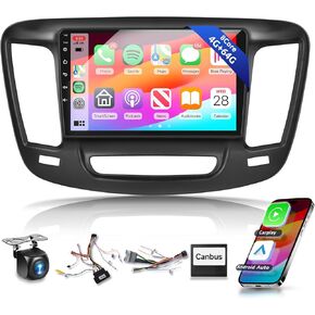 8Core 4G 64G Car Stereo for Jeep Chrysler 2015-2019 200 200C Radio with 9 inch 1280 * 720 Touchscreen Wireless Carplay/Android Auto/DSP 46EQ/59UI/Canbus/GPS/WiFi/MirrorLink/AHD Backup Camera