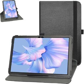 MAMA MOUTH for OUKITEL OT6 Rotating Case,360 Degree Rotary Stand with Cute Pattern Cover for OUKITEL OT6 10.1" Tablet,Black