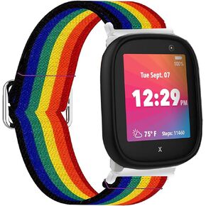 Compatible for XPLORA X6 Play Band, Quick Release Stretch Elastics Nylon Adjustable Replacement Strap Accessories Compatible for XPLORA X6 Play Watch