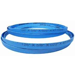 126x5/8x4TPI - Blue 4 Tooth Bone in Bandsaw Blades - Meat Cutting Fits Butcher Boy B16, SA16 Cobra 16 Fleetwood B40 Hobart 6614, Many More Machines - Choose 2 Pack or 4 Pack (4 Pack)