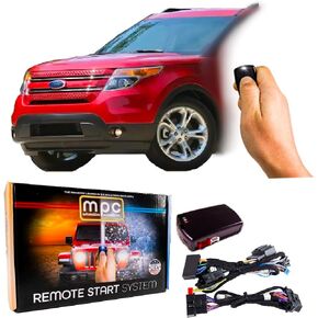 MPC OEM Remote Activated Remote Start for 2011-2015 Ford Explorer Key-to-Start Use Your Factory Remotes to Start - Plug & Play - Firmware Preloaded