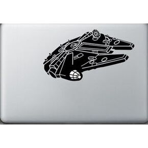 HVD-Millennium Falcon SW Laptop Car Wall Decal Sticker Black