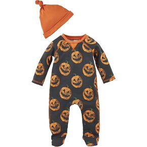 Mud Pie Baby Boys' Halloween Sleeper and Hat Set