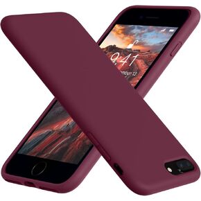Vooii for iPhone 8 Plus Case, iPhone 7 Plus Case, Soft Silicone Gel Rubber Bumper Case Microfiber Lining Hard Shell Shockproof Full-Body Protective Case Cover for iPhone 7 Plus /8 Plus - Black