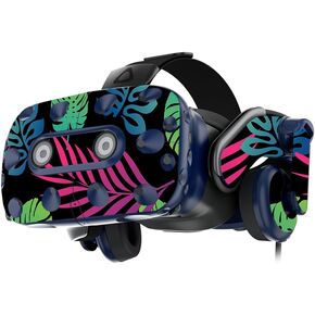 MightySkins Skin Compatible with HTC Vive Pro VR Headset - Neon Tropics | Protective, Durable, and Unique Vinyl Decal wrap Cover | Easy to Apply, Remove, and Change Styles | Made in The USA