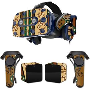 MightySkins Skin Compatible with HTC Vive Pro VR Headset - Desert Stripes | Protective, Durable, and Unique Vinyl Decal wrap Cover | Easy to Apply, Remove, and Change Styles | Made in The USA