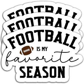 (3PCS) Football Mom Sticker Football Stickers Decals for Books,Laptops, Tumblers, Scrapbooks, Cups, Water Bottbles, Kindles, Phone Case, Waterproof Vinyl Decal, Sport Sticker for Mom Mama 3" x 2.2 "