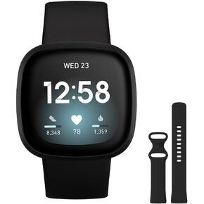 honecumi Compatible with Fitbit Versa 4/ Versa 3 Watch Band for Women Silicone, Replacement for Fitbit Sense/Fitbit Sense 2 Smart Watch Bands Strap Accessories for Men Women Colorful- Large Small