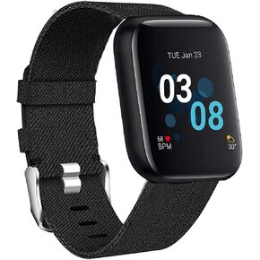 Compatible for iTouch Air 3 Band, Breathable Nylon Woven Fabric Replacement Accessory Strap Compatible for iTouch Air 3 40mm / 44mm Smartwatch