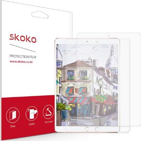 skoko [عبوة من قطعتين من واقي الشاشة الورقي متوافق مع iPad Air 10.5 الجيل الثالث 2019، نسيج غير لامع، PET ممتاز، للكتابة/الرسم، متوافق مع قلم Apple in Kuwait