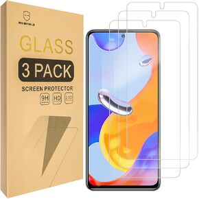 Mr.Shield [3-Pack Designed For Xiaomi Redmi Note 11 Pro 5G+4G / Redmi Note 11 Pro+ / Redmi Note 11 Pro Plus [Tempered Glass] [Japan Glass with 9H Hardness] Screen Protector