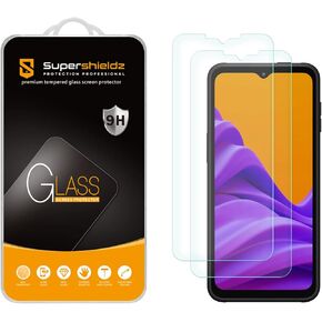 Supershieldz (عبوة من قطعتين) مصممة لهاتف Samsung Galaxy Xcover 6 Pro / Xcover6 Pro و(Galaxy Xcover Pro 2) واقي شاشة من الزجاج المقوى، مضاد للخدش، خالٍ من الفقاعات
