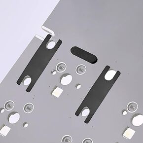 32pcs/Pack Mechanical Keyboard PCB Stabilizer Satellite Switch Film PTFE/Silica Gel Adjust The Big Keys 3M Adhesive (Black) (Transparent)