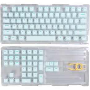 PBT Keycaps, 113 Keys Original Height Mechanical Keyboard Keycaps Professional DIY Keyboard Keycaps Practical Keyboard Accessories (Mint Green), ciciglow8zthry5k30-14