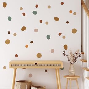 36Pcs Starburst Boho Art Wall Decals, Peel and Stick Wall Stickers for Living Nursery Room Bedroom Wall Decor
