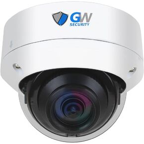 GW Security 12MP Outdoor/Indoor PoE IP Microphone Dome Security Camera (GW1253301M)