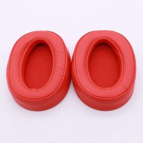 100ABN Ear Pads Super Soft Protein Leather Memory Foam Made of Replacement Ear Pads Compatible with Sony MDR-100ABN-H800 H900N Headphones (Orange)