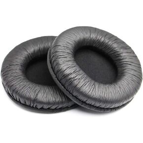 MDR-V700 Earpads Replacement Wrinkle Leather Ear Pads Cushions Cover Repair Parts Compatible with Sony MDR-V700 V700DJ Z700 V500 NS-WHP314 HDJ2000 DJ DN-HP1000 HARX300 ProDJ100 Headphones (Black)