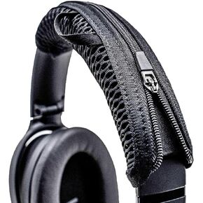 QC45 Protective Headband Cover Compatible with QuietComfort 45, QC45, QC35 II, QC25, QC15, Soundtrue, AE2, QC2 I Washable Breathable Mesh Fabric (Black)