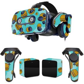 MightySkins Skin Compatible with HTC Vive Pro VR Headset - Burger Heaven | Protective, Durable, and Unique Vinyl Decal wrap Cover | Easy to Apply, Remove, and Change Styles | Made in The USA