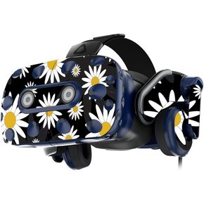 MightySkins Skin Compatible with HTC Vive Pro VR Headset - Daisies | Protective, Durable, and Unique Vinyl Decal wrap Cover | Easy to Apply, Remove, and Change Styles | Made in The USA
