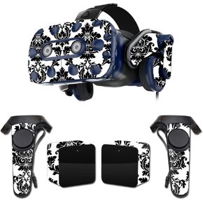 MightySkins Skin Compatible with HTC Vive Pro VR Headset - Vintage Damask | Protective, Durable, and Unique Vinyl Decal wrap Cover | Easy to Apply, Remove, and Change Styles | Made in The USA