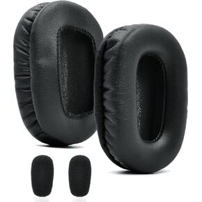 Ear Cushion Ear Pads for BlueParrott B450-XT B450XT Headset B450 XT Earpads Headphone Replacement Ear Cushions Earcups (Protein Leather)