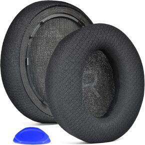Space Q45 Mesh Fabric Ear Pads Replacement Cover Cushions Compatible with Anker Space Q45 Adaptive Active Noise Cancelling Headphones,Breathable Mesh Fabric & Softer Foam
