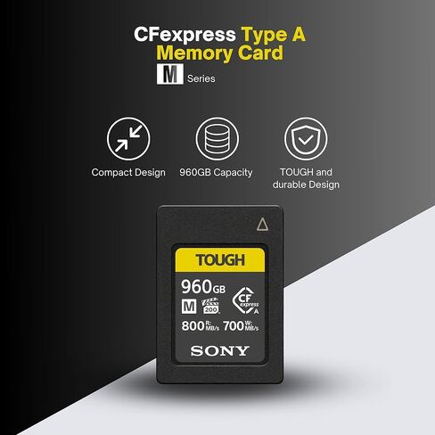 حزمة بطاقة ذاكرة CFexpress من النوع A سعة 960 جيجابايت من سوني مع قارئ بطاقة ذاكرة CFexpress من النوع A SD (عنصران) in Saudi Arabia