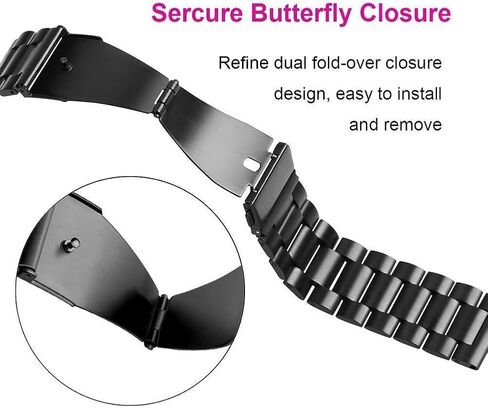 أساور أنيقة 20 مم متوافقة مع ساعة Samsung Galaxy Watch 7/6/5/4 40 مم/44 مم Watch3 41 مم/Active 2/Active Watch Bands حزام معصم معدني لامع للسيدات in Kuwait