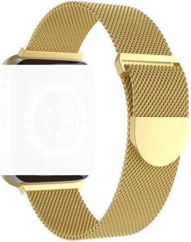 تتوافق أحزمة ساعة AXTECHS Milanese Loop Style مع أحزمة ساعات Apple بمقاسات 38 مم 40 مم 41 مم 42 مم 44 مم 45 مم 49 مم iWatch Series 9 8 7 6 5 4 3 2 1 SE Ultra Ultra 2، وهي مصنوعة من الفولاذ المقاوم للصدأ للرجال والنساء. in Kuwait