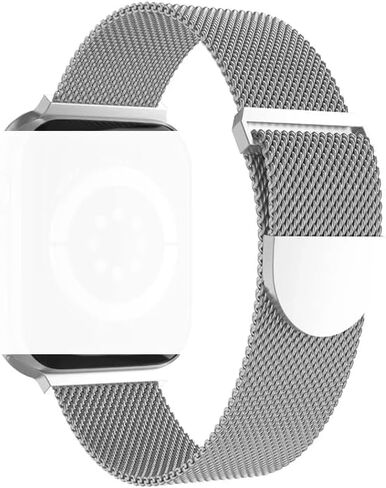 تتوافق أحزمة ساعة AXTECHS Milanese Loop Style مع أحزمة ساعات Apple بمقاسات 38 مم 40 مم 41 مم 42 مم 44 مم 45 مم 49 مم iWatch Series 9 8 7 6 5 4 3 2 1 SE Ultra Ultra 2، وهي مصنوعة من الفولاذ المقاوم للصدأ للرجال والنساء. in Kuwait