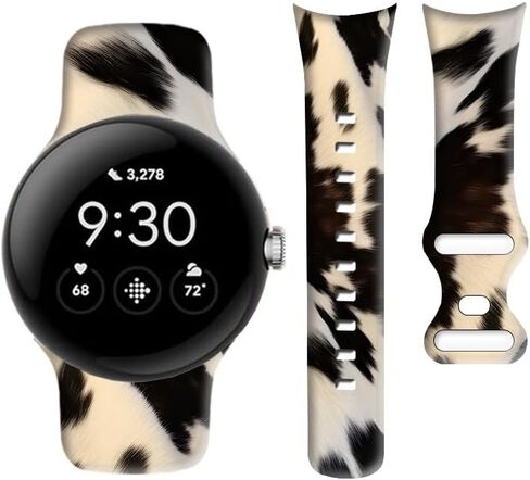 متوافق مع ساعة Pixel 2/1 Band للنساء والرجال، حزام بديل رياضي من السيليكون الناعم المقاوم للماء لساعة Pixel 2 2023/ Pixel Watch 2022 الملحقات in Kuwait