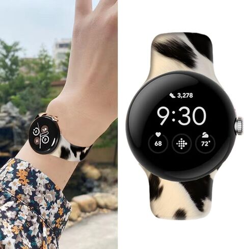 متوافق مع ساعة Pixel 2/1 Band للنساء والرجال، حزام بديل رياضي من السيليكون الناعم المقاوم للماء لساعة Pixel 2 2023/ Pixel Watch 2022 الملحقات in Kuwait