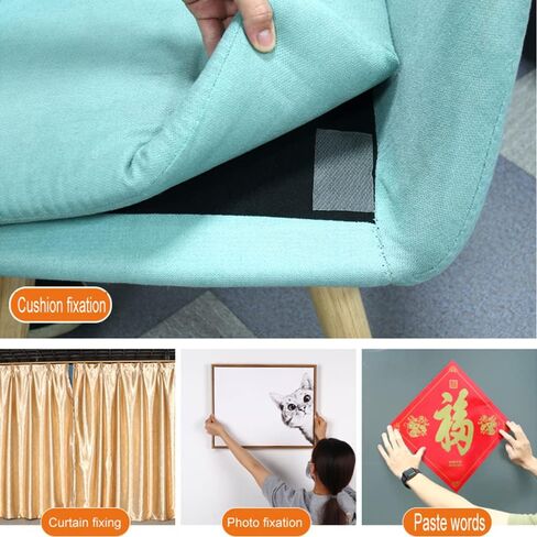 Double-Sided Fabric Tape Heavy Duty，Durable Duct Cloth Tape,Easy to Remove Without Residue,Super Sticky for Carpets Rugs and Clothing etc. (5CM/1.96in x 66ft/20M) in Saudi Arabia