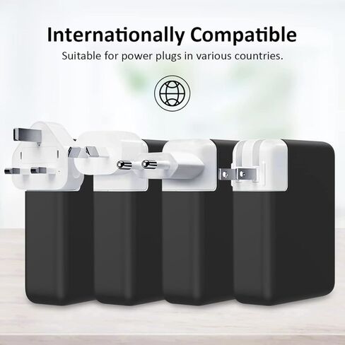 Soft Silicone Charger Protector Case Sleeve Cover for MacBook Pro 14 inch 96W 2021 2022 2023 A2442 M1 A2779 M2 Chip, Power Adapter Cover for MacBook Pro 16 inch 2019 2020 Model A2141, Black in Kuwait