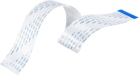 كابل مرن مسطح من MECCANIXITY FFC Ribbon، 40 دبوسًا 0.5 مم بطول 300 مم (نوع B) لكاميرا طابعة LCD ثلاثية الأبعاد وكاميرا DVD وتلفزيون الكمبيوتر المحمول حزمة صوت من 5 قطع in Saudi Arabia